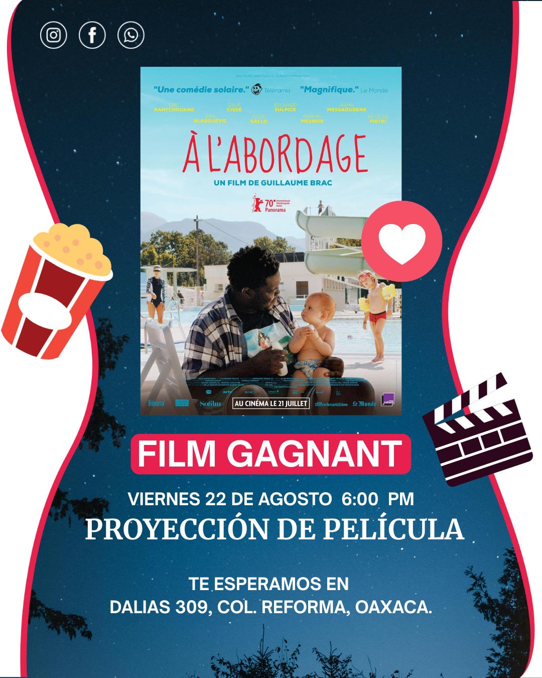 Proyección de pelicula