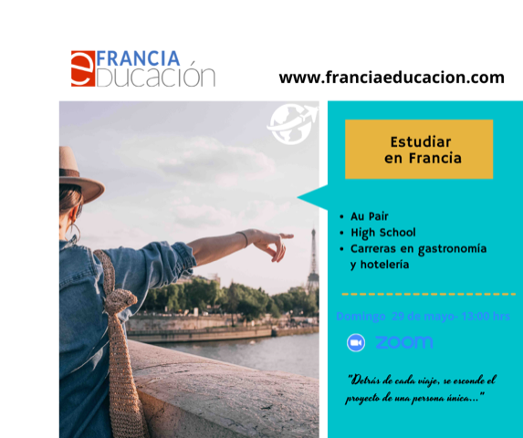 Zoom presentación de programas Francia Educación