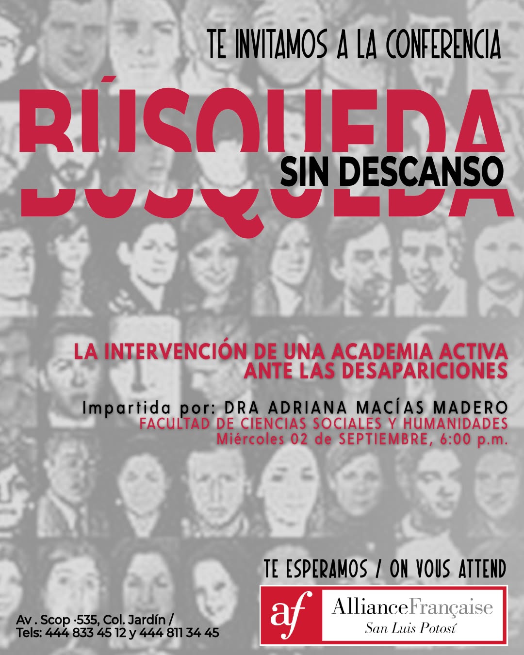 Conferencia: Búsqueda sin descanso