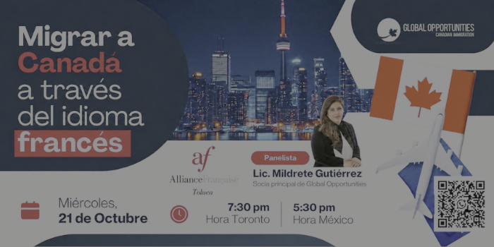 Emigra a Canadá a través del francés