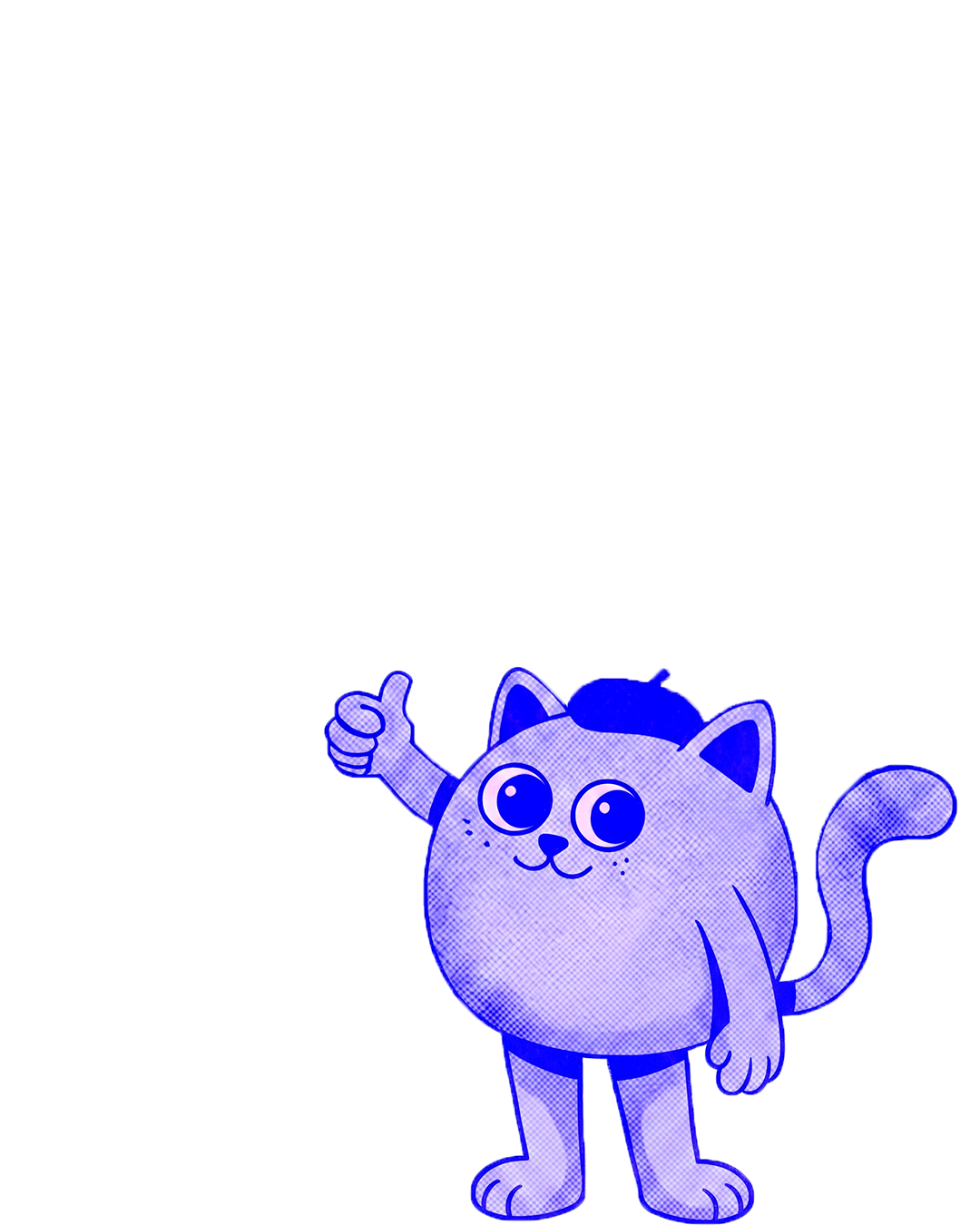 Ilustración gato Alianza Francesa