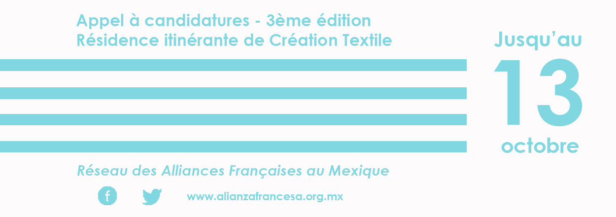 Appel à candidatures : Résidence itinérante de création textile