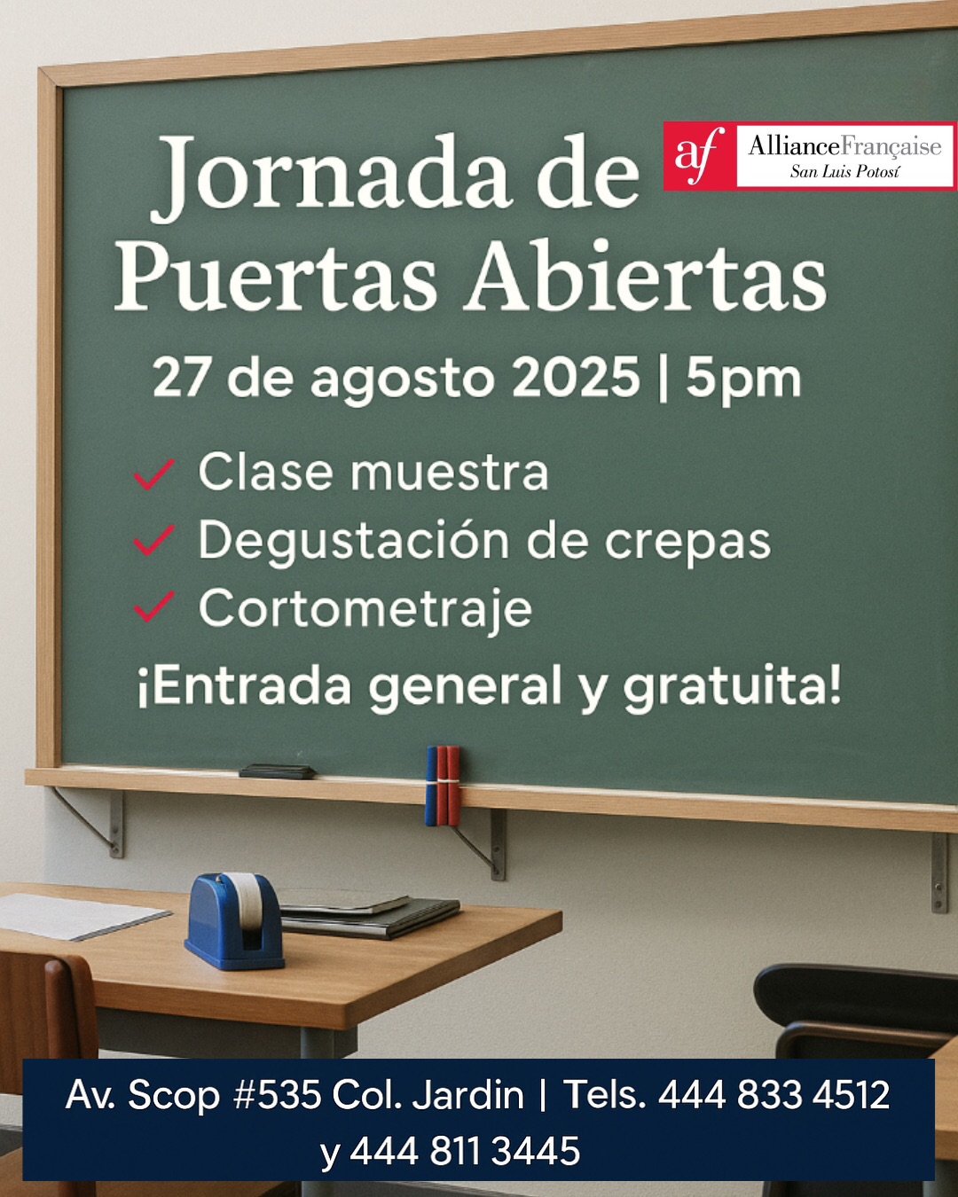 Jornada de puertas abiertas - Agosto 2025