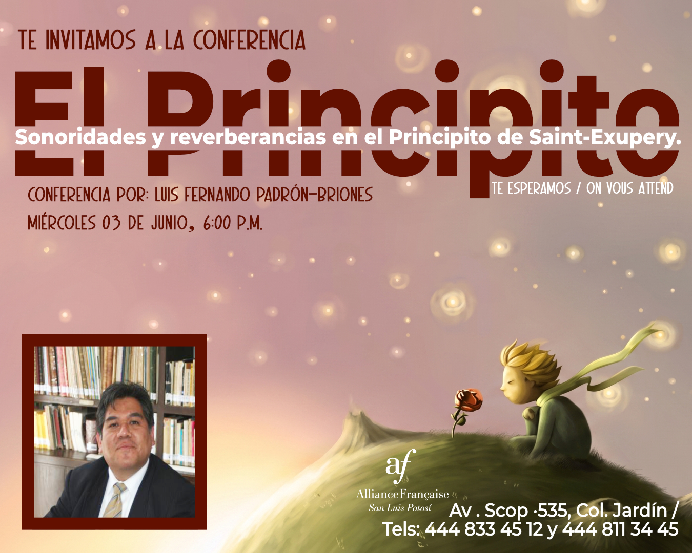 Conferencia: Sonoridades y reverberancias en el Principito